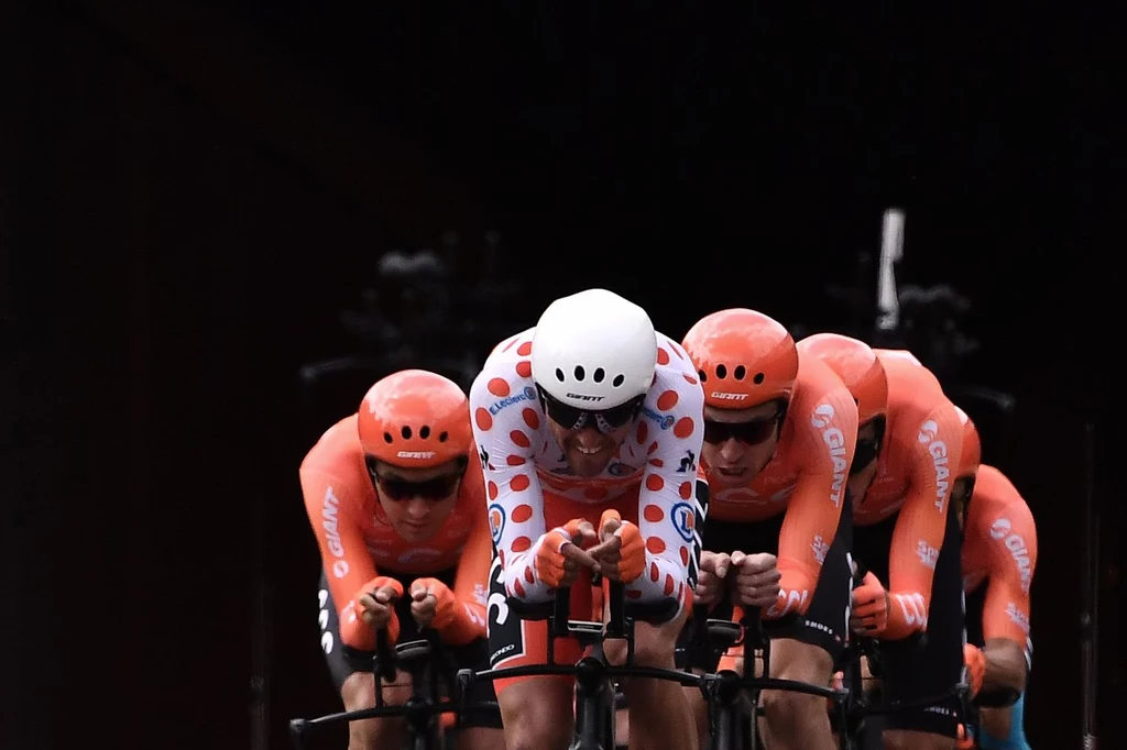 Zespół CCC podczas Tour de France Zespół CCC podczas Tour de France