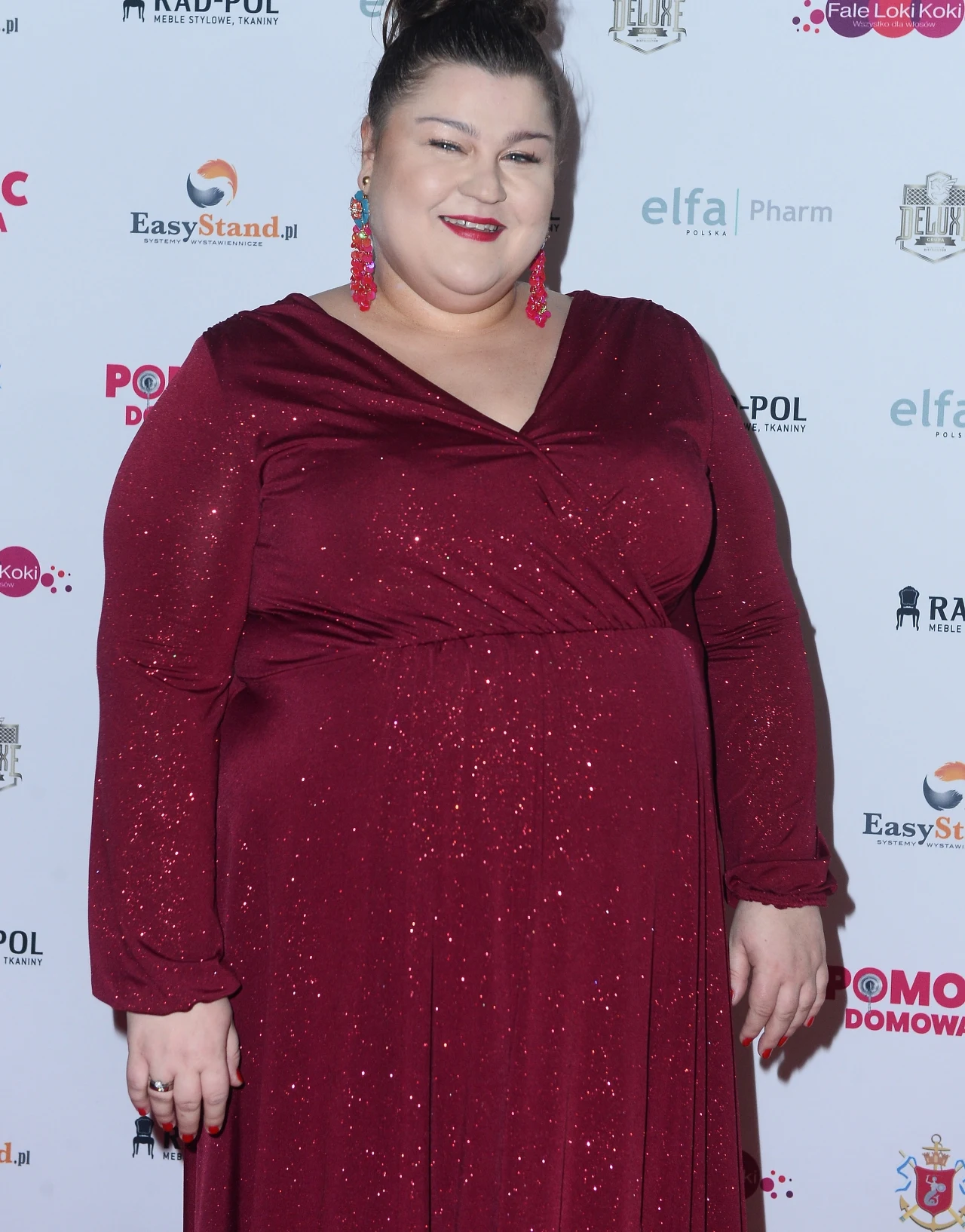 Dominiak Gwit na premierze spektaklu