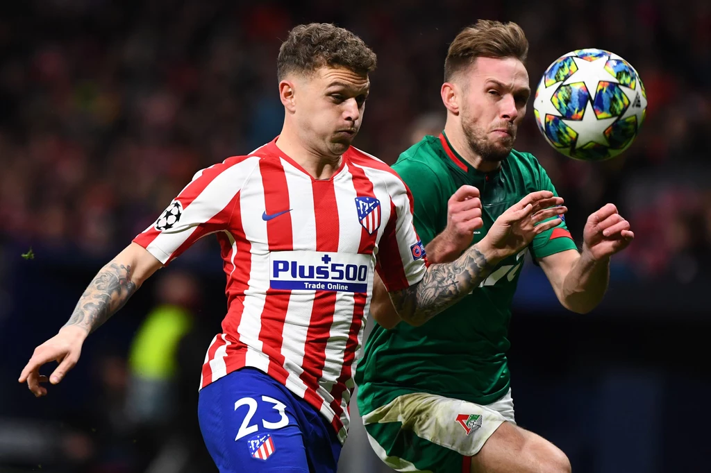 Maciej Rybus (z prawej) i Kieran Trippier Maciej Rybus (z prawej) i Kieran Trippier