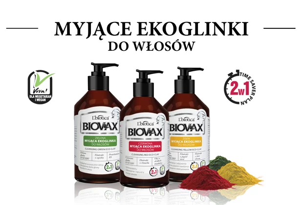 Wegańske glinki do mycia włosów