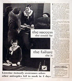 Listerine lekiem na staropanieństwo?