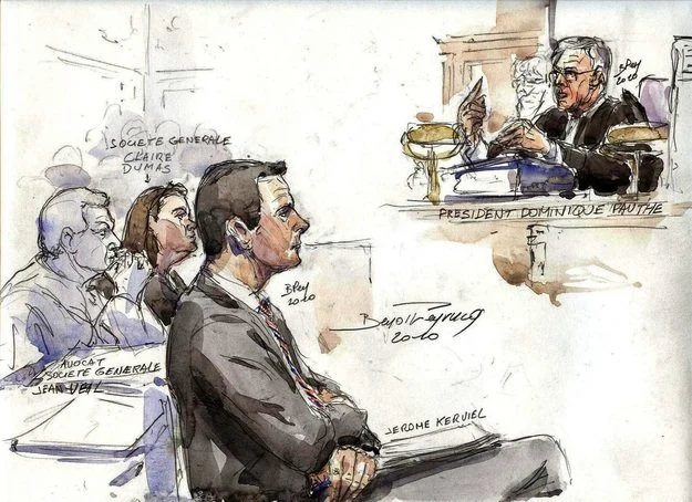 Jerome Kerviel nie może raczej liczyć na złagodzenie wyroku, jego wina jest dostatecznie udowodniona Jerome Kerviel nie może raczej liczyć na złagodzenie wyroku, jego wina jest dostatecznie udowodniona