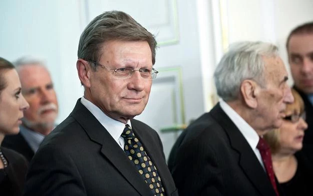 L Balcerowicz w czasie debaty nad rządowym projektem zmian w systemie emerytalnym,fot. Bartosz Krupa
