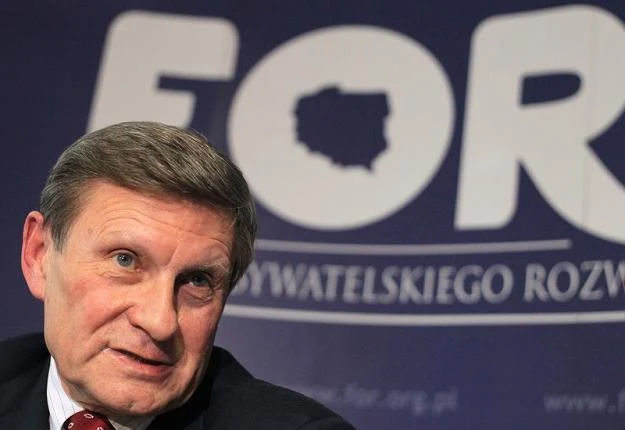 Leszek Balcerowicz, przewodniczący FOR. Fot. Jacek Waszkiewicz