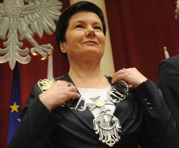 Hanna Gronkiewicz-Waltz, prezydent Warszawy, podczas zaprzysiężenia w grudniu 2010 r.