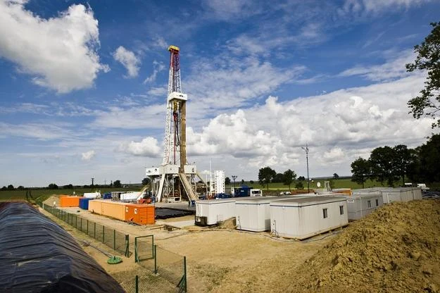 Łebień kolo Lęborka, wiertnia gazu łupkowego Lubień 1. Fot. Łukasz Ostalski