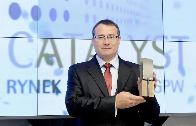 Andrzej Bartoszewicz, prezes Admiral Boats, w czasie debiutu na Catalyst