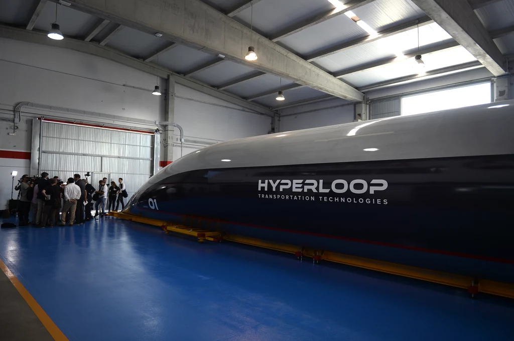 Jeden z projektów kapsuły Hyperloop