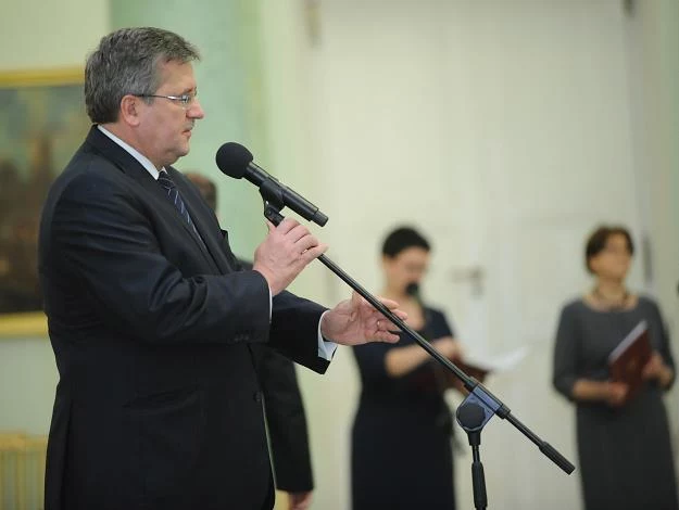 Prezydent Bronisław Komorowski na spotkaniu z szefami organizacji BusinessEurope