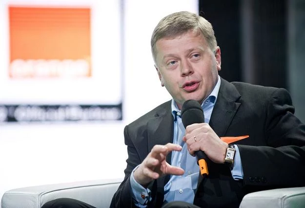 Maciej Witucki, prezes Orange. Fot. BARTOSZ KRUPA