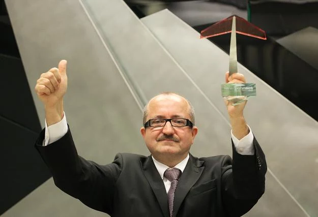 Krzysztof Olbrycht, prezes Biofactory, w czasie debiutu na NewConnect