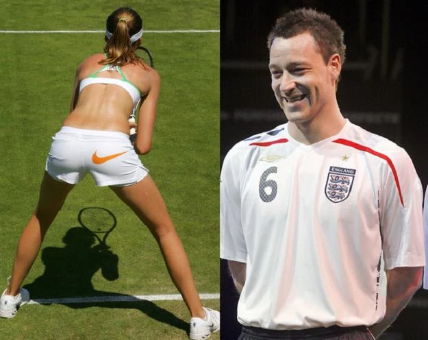 W 2007 r. Nike (z lewej Daniela Hantuchova) przejęła Umbro (z prawej John Terry)
