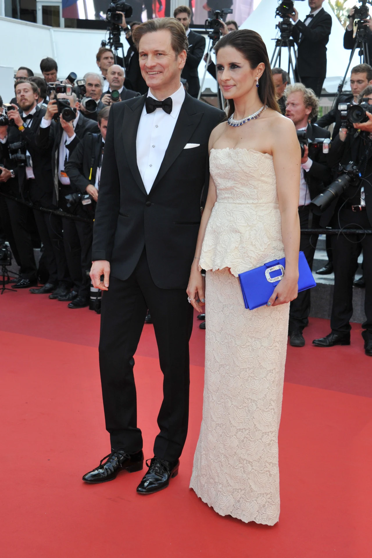 Colin Firth z żoną Colin Firth z żoną