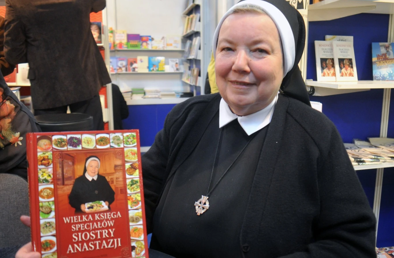 Siostra Anastazja podczas spotkań z czytelnikami