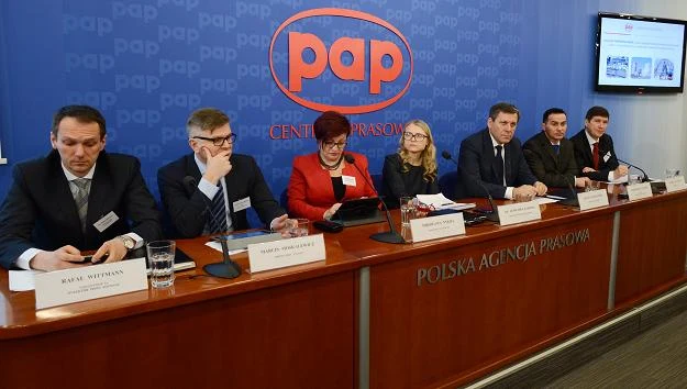 Z lewej dyrektor pionu rozwoju Gaz-System Rafał Wittman