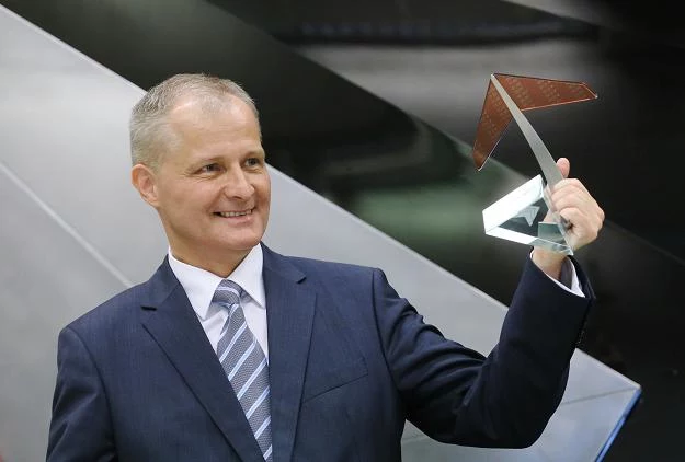 Sławomir Halbryt, prezes firmy Sescom, podczas debiutu na NewConnect