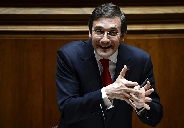 Pedro Passos Coelho, premier Portugalii, cieszy się z transferów od emigrantów