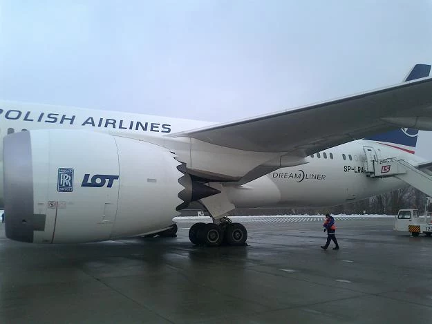 Dreamliner w barwach LOT. Fot. Krzysztof Mrówka