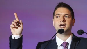 Patryk Jaki, rzecznik Solidarnej Polski. Fot. Szymon Blik