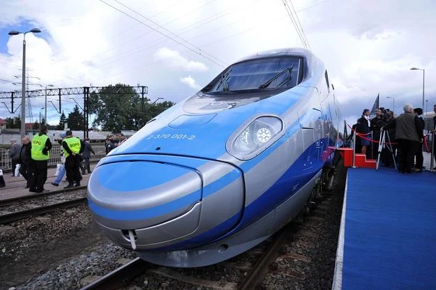 Pendolino ma pojechać z prędkością 275 km/godz., fot. Piotr Matusewicz