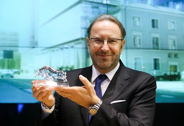 Jan Motz, prezes Capital Park, w czasie debiutu na GPW