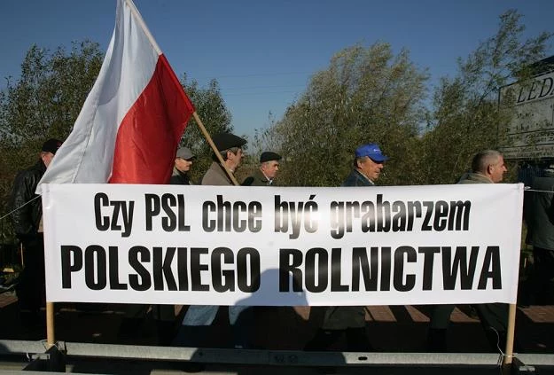 Rolnicy potrafią walczyć o swoje... Fot. Kuba Suszek