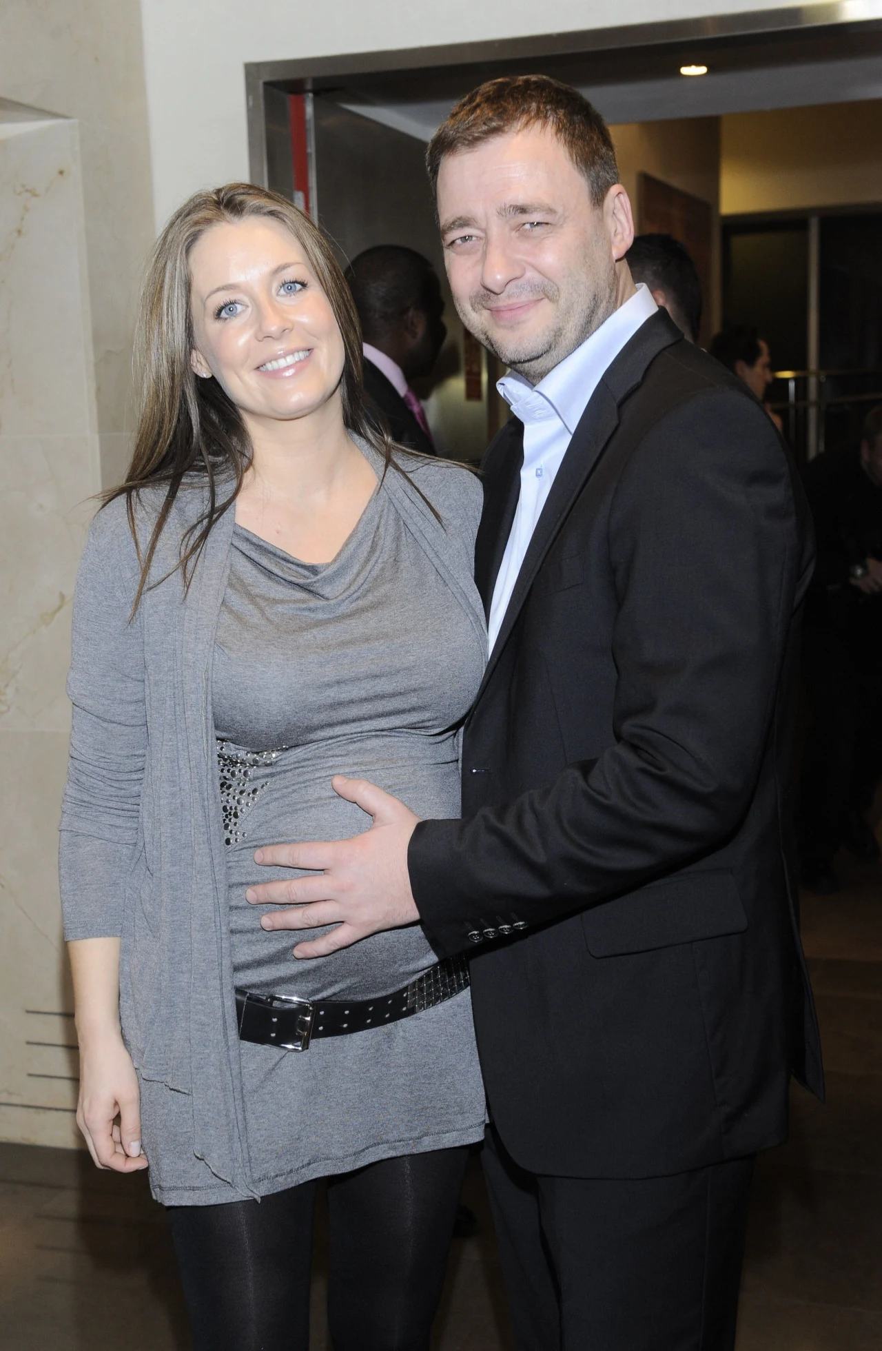 Jacek z ciężarną Małgorzatą (2010 r.) Jacek z ciężarną Małgorzatą (2010 r.)