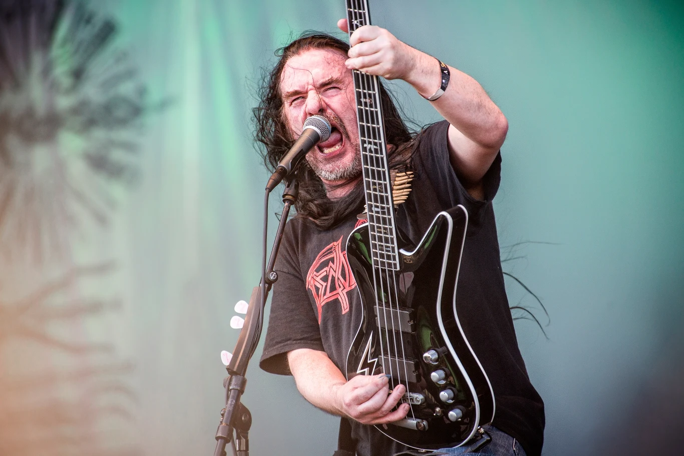 Jeff Walker (Carcass) w akcji Jeff Walker (Carcass) w akcji