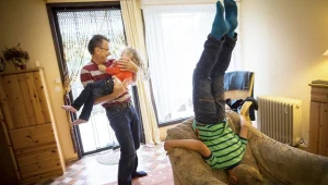 Frank Fischer z wnukami