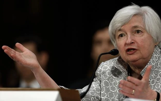 Janet Yellen, szefowa Fedu, dzisiaj w Senacie USA Janet Yellen, szefowa Fedu, dzisiaj w Senacie USA