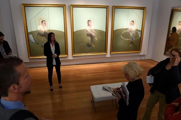 Tryptyk "Studies for a Portrait of John Edwards" (na zdjęciu) został zlicytowany za 72 mln dolarów