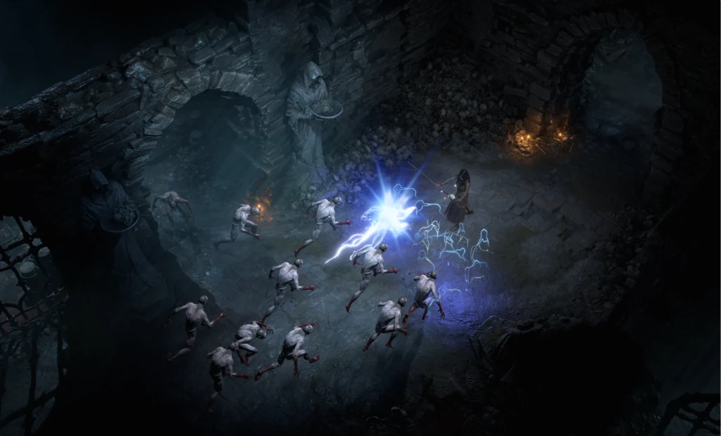 Obszar rozgrywki ma być nawet dwudziestokrotnie większy od tego z Diablo 3! Podróżowanie będzie jednak szybsze dzięki wprowadzeniu wierzchowców. Autorzy obiecują ponadto, że podczas eksploracji nie doświadczymy ekranów wczytywania. Jeśli ta sztuka im się powiedzie, będę pod wrażeniem. Obszar rozgrywki ma być nawet dwudziestokrotnie większy od tego z Diablo 3! Podróżowanie będzie jednak szybsze dzięki wprowadzeniu wierzchowców. Autorzy obiecują ponadto, że podczas eksploracji nie doświadczymy ekranów wczytywania. Jeśli ta sztuka im się powiedzie, będę pod wrażeniem.