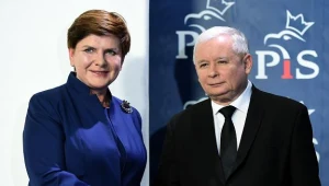 Jarosław Kaczyński (P), Beata Szydlo (L)