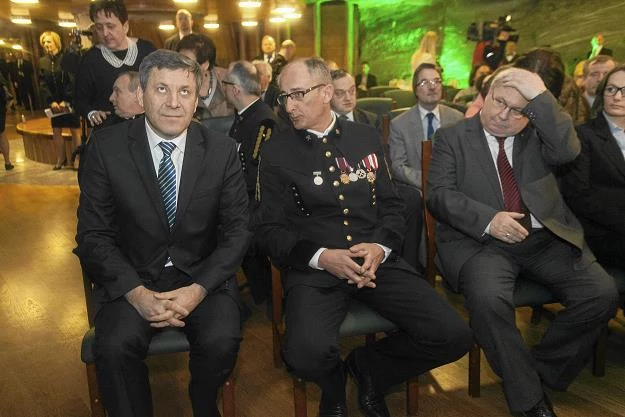 W mundurze Kajetan d'Obyrn. Fot. Jakub Ociepa  Agencja Gazeta