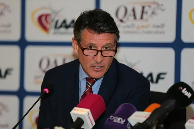 Sebastian Coe, prezes IAAF, b. wybitny 1500-metrowiec