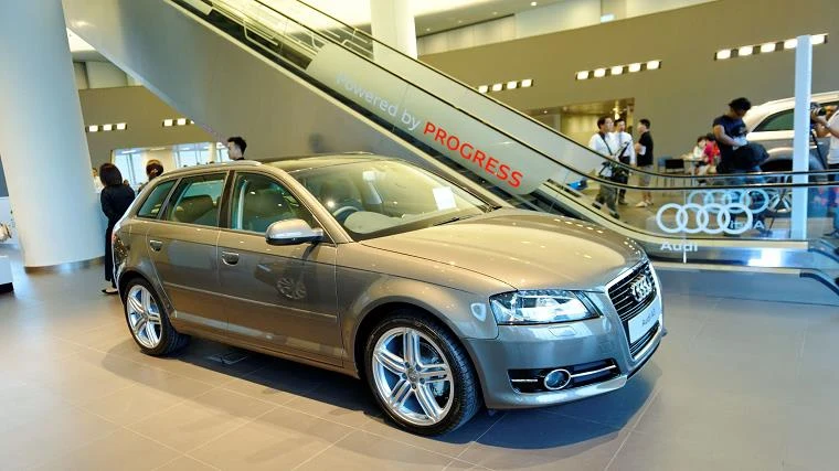 Miejsce 8. ex aequo Audi A4 (na zdj.) i BMW 5