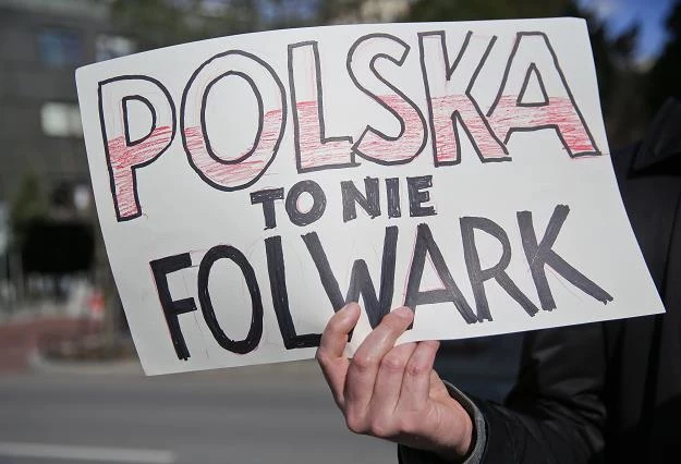 Manifestacja "W obronie polskiej ziemi", zorganizowana 16 marca w Warszawie