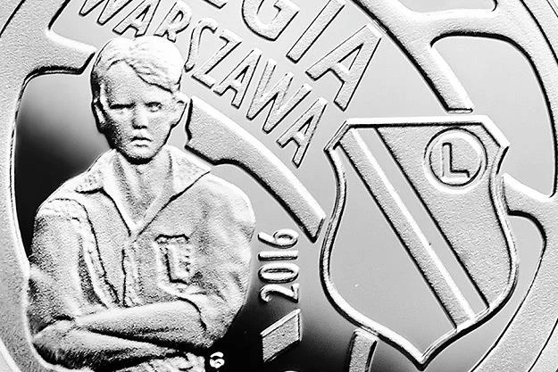 Polskie Kluby Piłkarskie - Legia Warszawa, detal rewersu