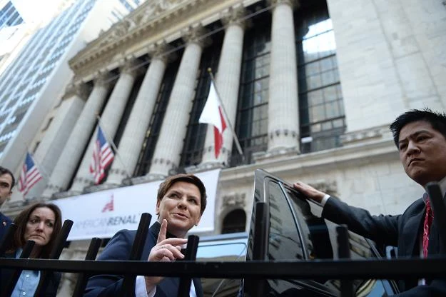 Premier Beata Szydło odwiedziła gmach nowojorskiej giełdy Premier Beata Szydło odwiedziła gmach nowojorskiej giełdy