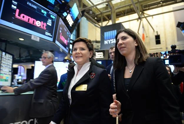 Premier Beata Szydło odwiedziła gmach nowojorskiej giełdy Premier Beata Szydło odwiedziła gmach nowojorskiej giełdy