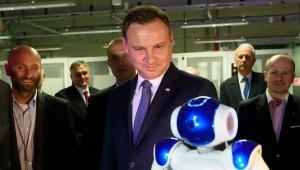Prezydent RP Andrzej Duda (C)