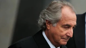 Bernard Madoff, twórca piramidy finansowej. Fot. Chris Hondros