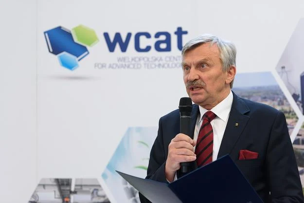Rektor UAM prof. Bronisław Marciniak przemawia na otwarciu WCZT