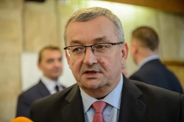 Minister infrastruktury i budownictwa Andrzej Adamczyk