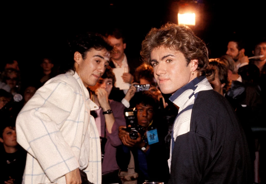 Andrew Ridgeley i George Michael (Wham!) w połowie lat 80.