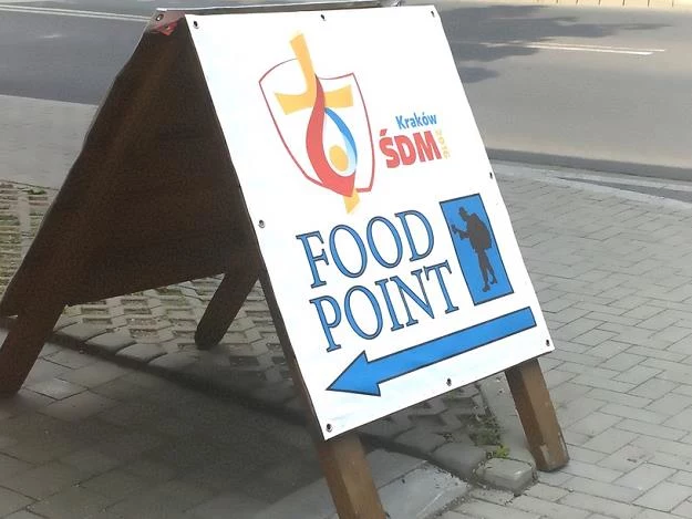 Food point - to tutaj jedzą pielgrzymi /Katarzyna Krawczyk