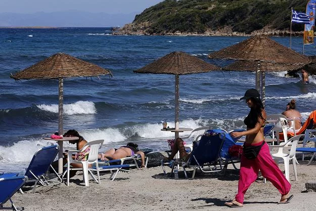 Plaża na wyspie Lesbos. Fot. Milos Bicanski