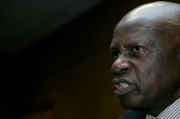 Patrick Chinamasa, minister finansów Zimbabwe. Fot. Ekesai  Njikizana