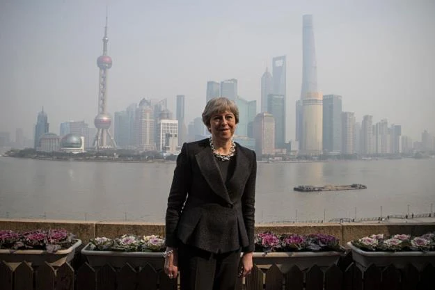 Premier Theresa May w Szanghaju. Fot. Dan Kitwood