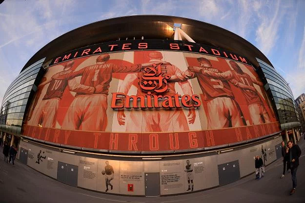Stadion Emirates w pólnocnym Londynie. Tam gra Arsenal